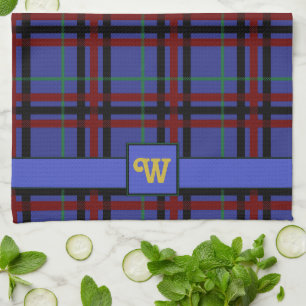 Jewel Toned Kariert Kitchen Handtuch