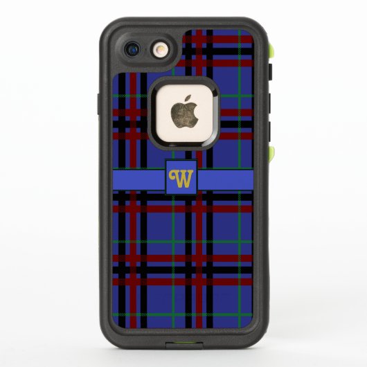 Jewel Toned Kariert Lifeproof Case (Rückseite)