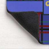 Jewel Toned Kariert Mousepad (Ecke)