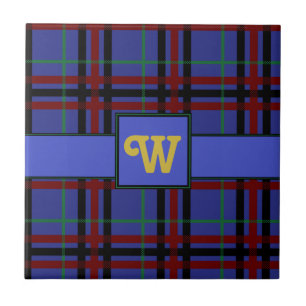 Jewel Toned Kariert Tile Fliese