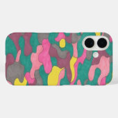 Jewel Toned Pattern iPhone Case (Rückseite (Horizontal))