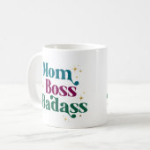 Jewel Toned Single Mama Entrepreneur Tasse (Vorderseite Links)