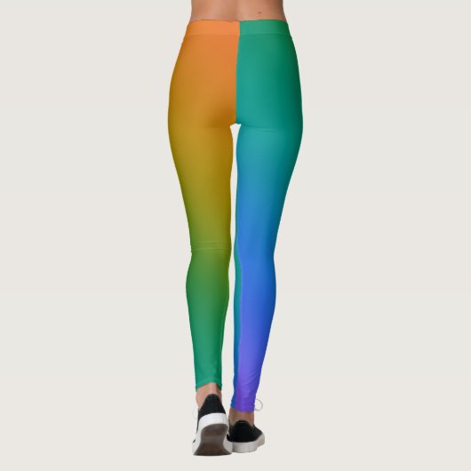 Jewel Tones Gradient Leggings (Rückseite)