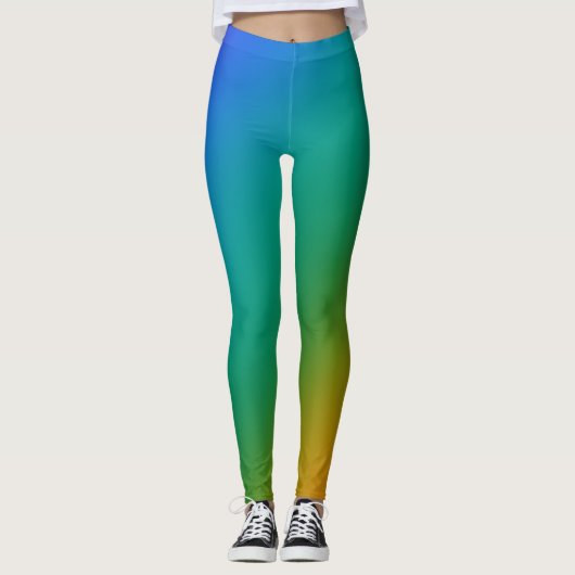 Jewel Tones Gradient Leggings (Vorderseite)