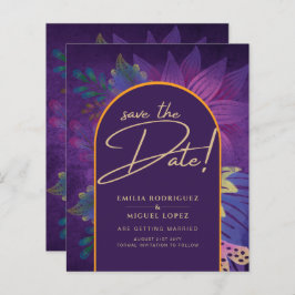 Jewel Tones Plum Lila Berry Gold Wedding