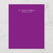 Jewel Tones Themed Wedding Rett Dates Budget (Rückseite)