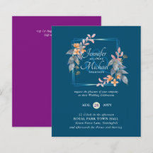 Jewel Tones Themed Wedding Rett Dates Budget