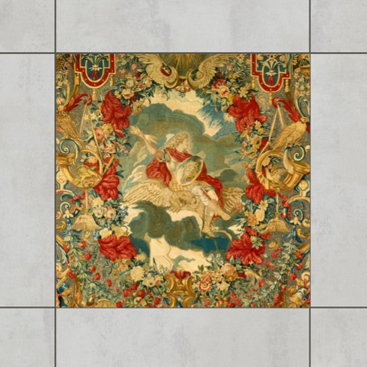 Jewel Tones (Vintage Tapestylemuster) Fliese