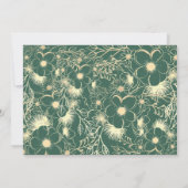 Jewel Tones Wedding rettet das Datum Save The Date (Rückseite)