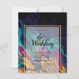 Jewel Tones WEDING INK Plum Lila Aquamarin Navy Go