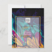 Jewel Tones WEDING INK Plum Lila Aquamarin Navy Go (Rückseite)