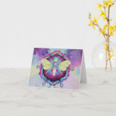 Jewel y Bee Karte (Gelbe Blume)