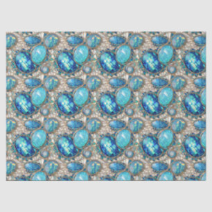 Jeweled Abalone Decoupage Tissue Seidenpapier