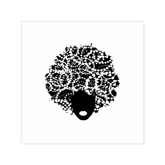 Jeweled Afro Permastempel (Design)
