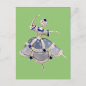 Jeweled Ballerina Postkarte (Vorderseite)