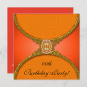 Jeweled Birthday Party Einladungen (Vorne/Hinten)