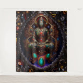 Jeweled Buddha Mother Wandteppich (Vorderseite)