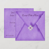 Jeweled Custom Party Einladung (Vorne/Hinten)