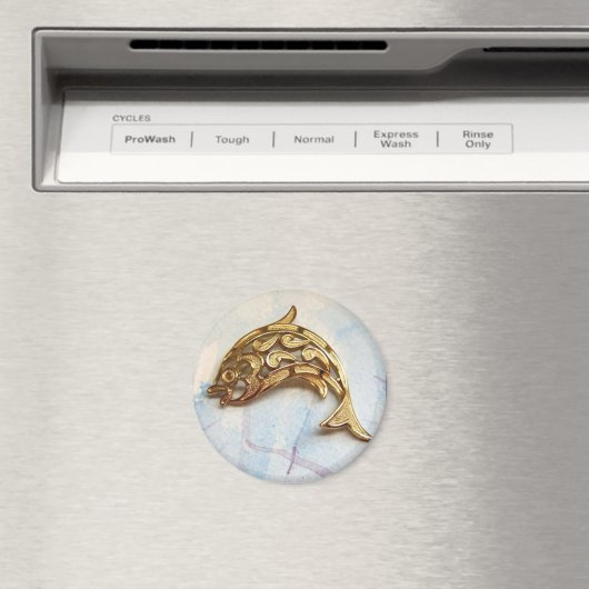 "Jeweled Dolphin" Magnet (In Situ (Geschirrspüler))