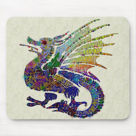 Jeweled Drache Mousepad (Vorne)