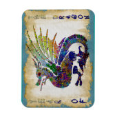 Jeweled Dragon Magnet (Vertikal)