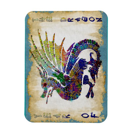 Jeweled Dragon Magnet (Vertikal)