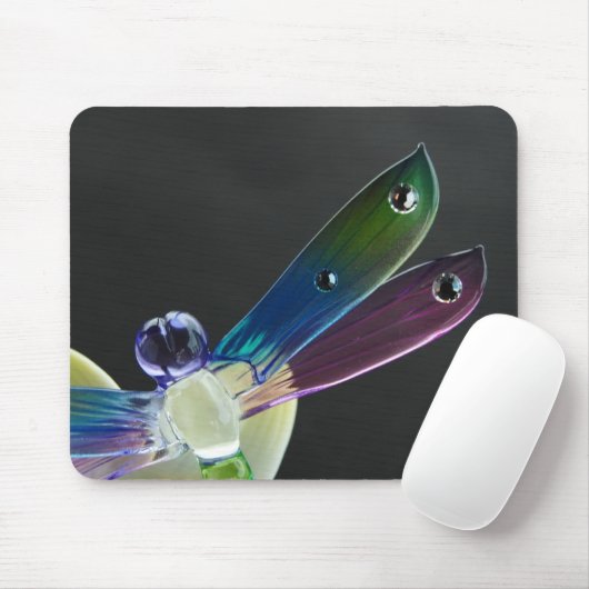 Jeweled Dragonfly Mousepad (Mit Mouse)