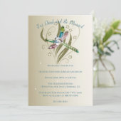 Jeweled Dragonfly Probe Dinner Einladung (Stehend Vorderseite)