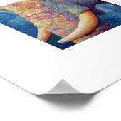 Jeweled Elephant Poster (Ecke)