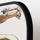 ‚Jeweled Flamingo‘ Pickleball Schläger (Linke Seite)