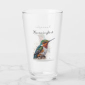 Jeweled Hummingbird Serenade Glas (Rückseite)