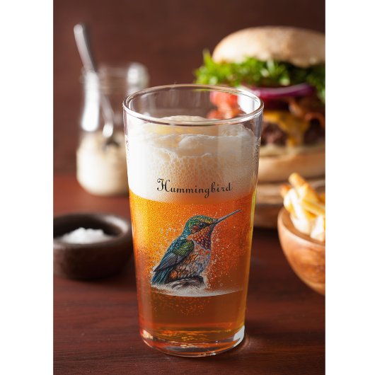 Jeweled Hummingbird Serenade Glas