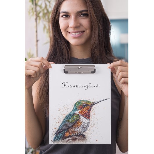 Jeweled Hummingbird Serenade Klemmbrett