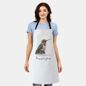 Jeweled Hummingbird Serenade Schürze (Getragen)