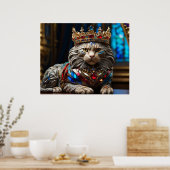 *~* Jeweled King CAT 5:4 AP68 Regal Royalty Poster (Küche)