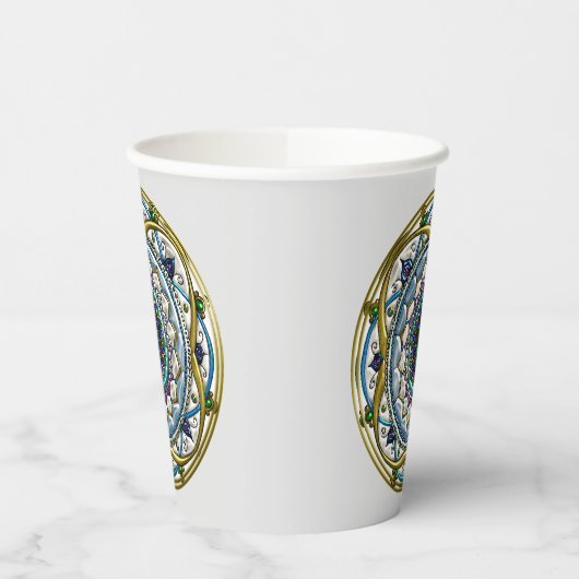 Jeweled Mandala Pappbecher (Links)