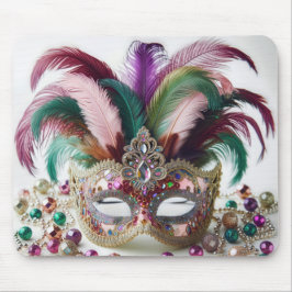 Jeweled Mardi Gras Mask Mousepad