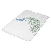 Jeweled Peacock Badematte (Schrägansicht)