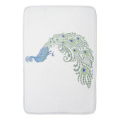 Jeweled Peacock Badematte (Vorderseite Vertikal)