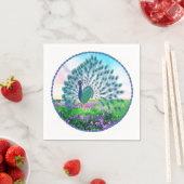 Jeweled Peacock Serviette (Beispiel)