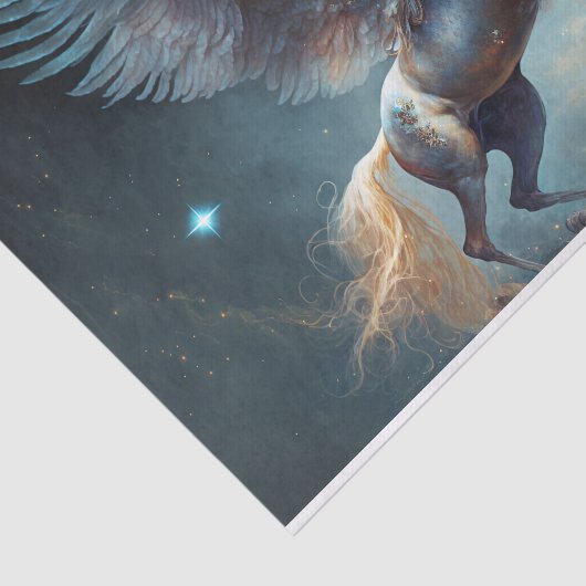 Jeweled Pegasus Seidenpapier (Ausschnitt)