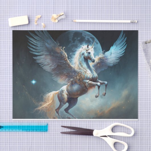 Jeweled Pegasus Seidenpapier (Handwerk)