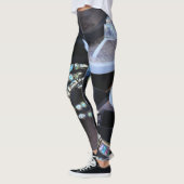 Jeweled Sandals Leinwand Leggings-Einzigartige Mod Leggings (Links)