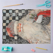 Jeweled Santa Seidenpapier (Basteln)