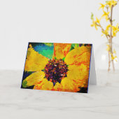 Jeweled Sonnenblume Karte (Gelbe Blume)