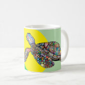 Jeweled Turtle Art Coffee Cup Kaffeetasse (VorderseiteRechts)