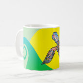 Jeweled Turtle Art Coffee Cup Kaffeetasse (Vorderseite Links)