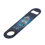 Jeweled Unicorn Speed Flaschenöffner (Rückseite Schrägansicht)