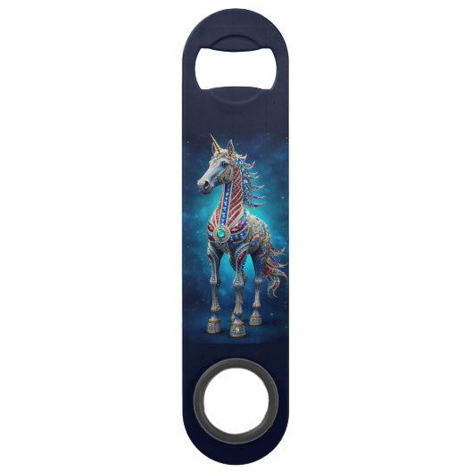 Jeweled Unicorn Speed Flaschenöffner (Vorderseite)