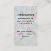 Jewelee glänzende Mosaik-Kunst Visitenkarte (Rückseite)